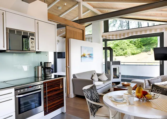 Villa Paula in Sellin - Penthouse mit Kamin und Dachterrasse